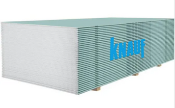 Гіпсокартон вологостійкий KNAUF 12,5ммх1,20х3,0м 2655 фото